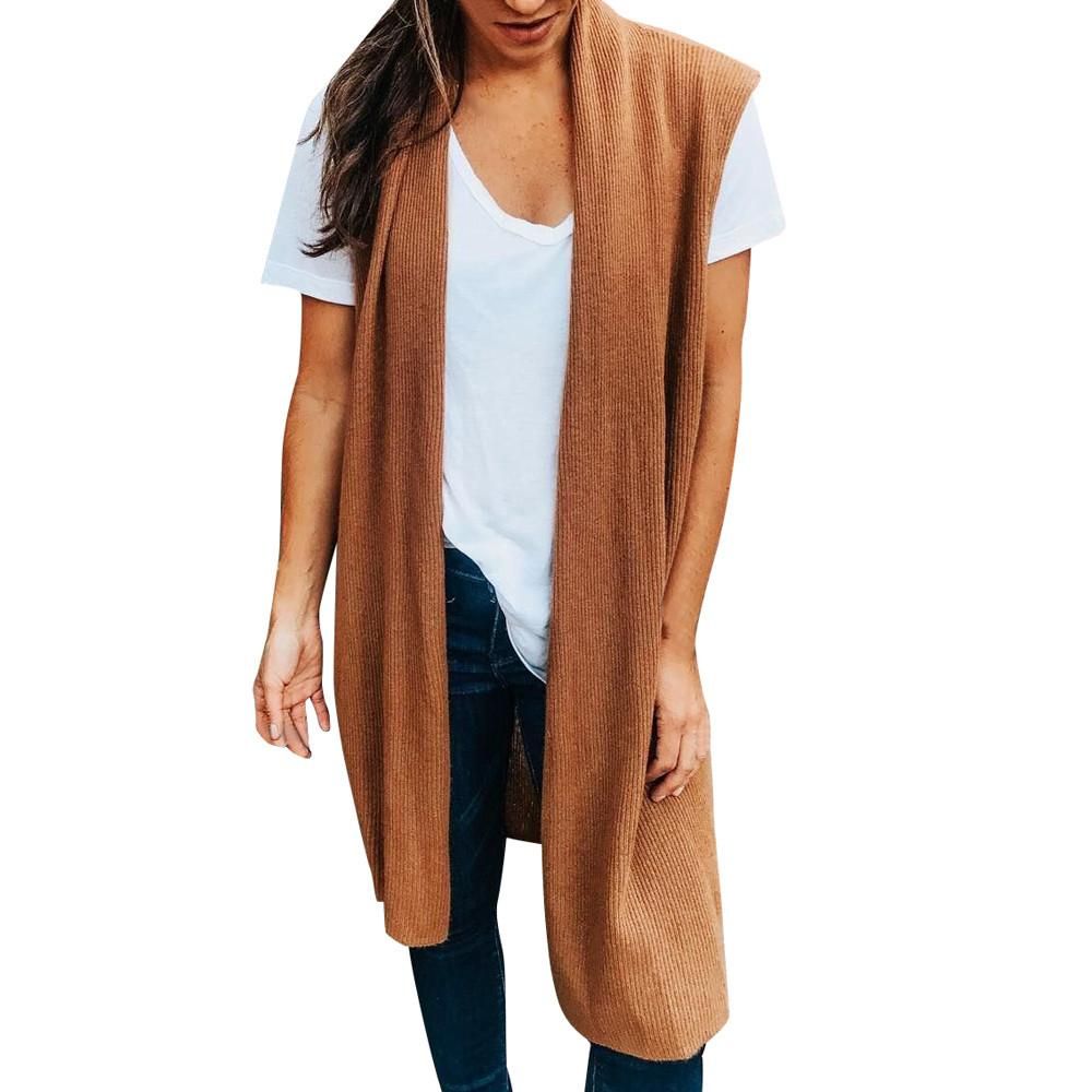 Sleeping jacket long vest for women, kimono cardigan with open front pocket, informal, light, elegant, bar, autumn