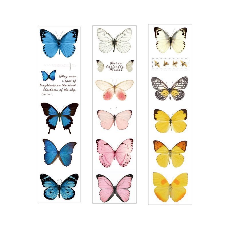 10pcs 1lot Decorative Adhesive Tapes Cartoon Poems Of