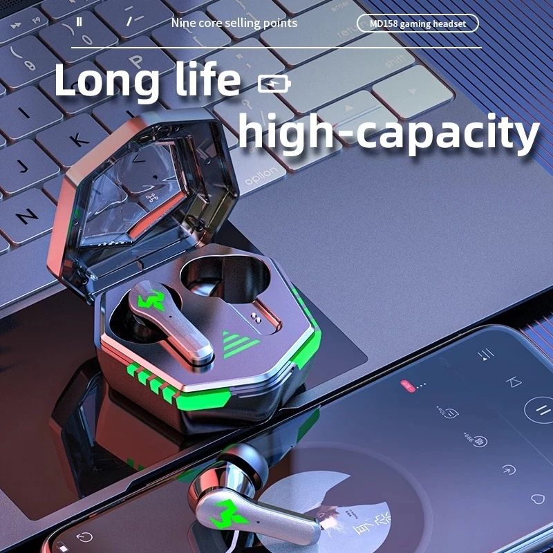 N35 TWS Wireless Earphones Stereo Earbuds 9D Bluetooth5.2