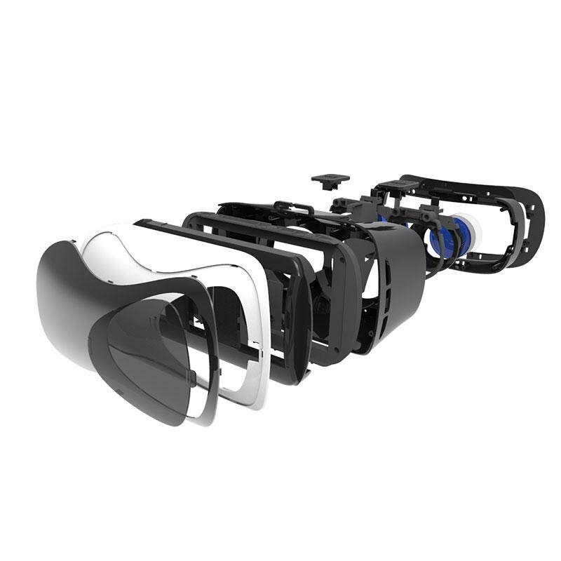 V5 VR Google Cardboard Virtual Reality 3D Glasses Immersive Head-mounted With Bluetooth Gamepad For 3.5-6.0 Inch Smartphones