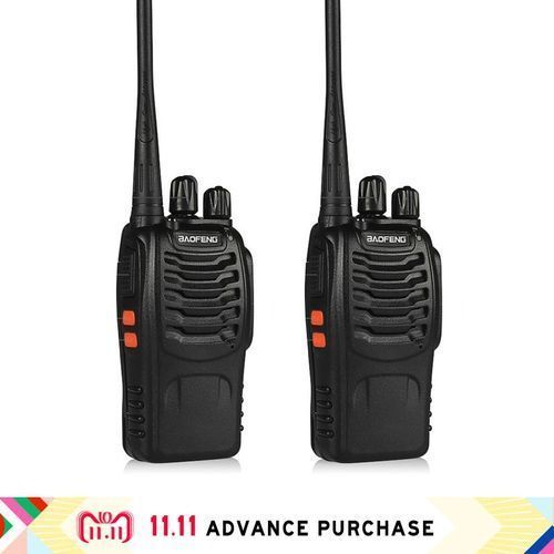 2 Pcsbf-888s Walkie Talkie Portable Radio 888s Walkie-talkie 888 Comunicador Purse 10 Km Hunting Intercom Walk Talk GSJAW