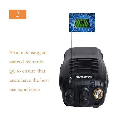 2 Pcsbf-888s Walkie Talkie Portable Radio 888s Walkie-talkie 888 Comunicador Purse 10 Km Hunting Intercom Walk Talk GSJAW