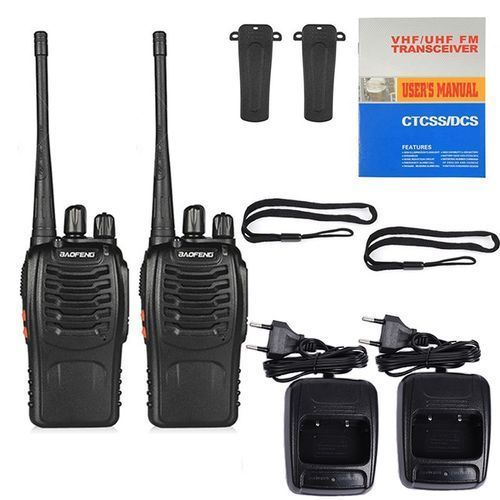 2 Pcsbf-888s Walkie Talkie Portable Radio 888s Walkie-talkie 888 Comunicador Purse 10 Km Hunting Intercom Walk Talk GSJAW