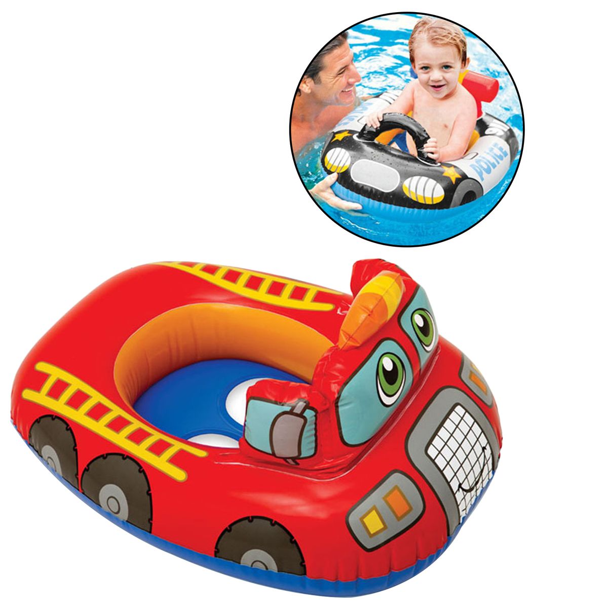 Baby Swimming Inflatable Float Seat Toddler Kid Water Pool Swim Red