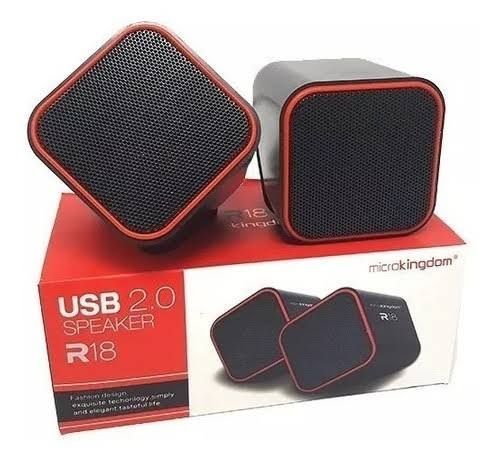 100% Genuine USB Cube Speakers For Laptop, Computer Systems And Phones, With Super Sound