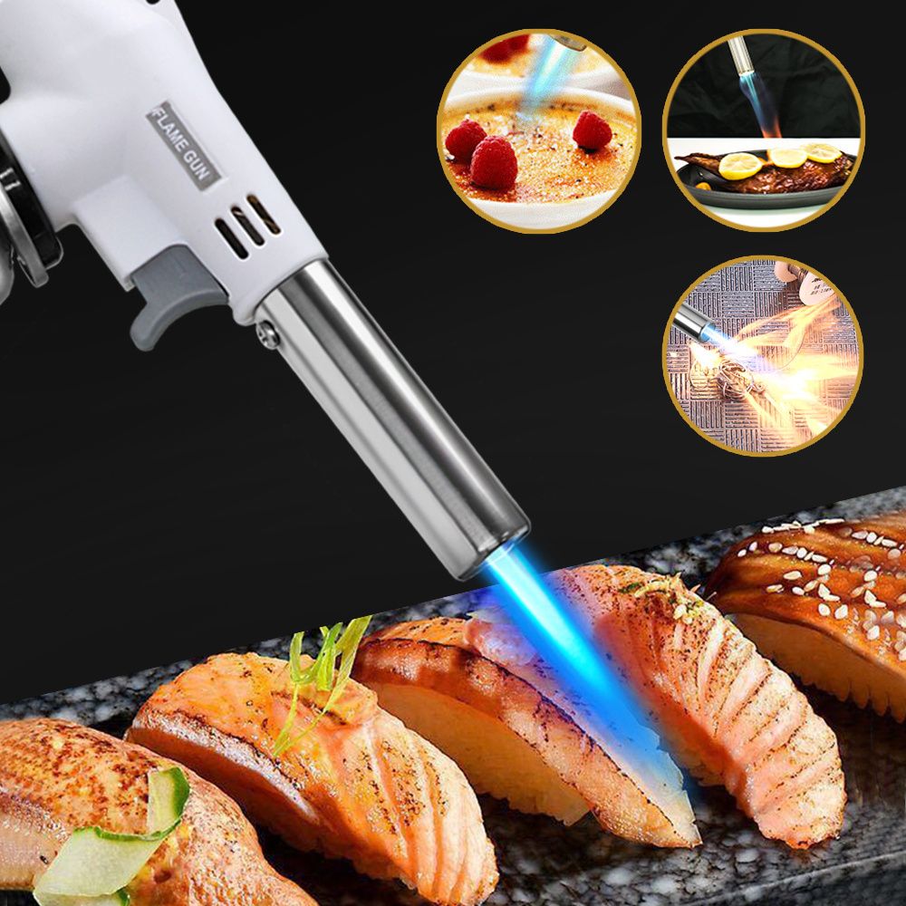 1300° Gas Torch Flame Gun Blowtorch Cooking Soldering