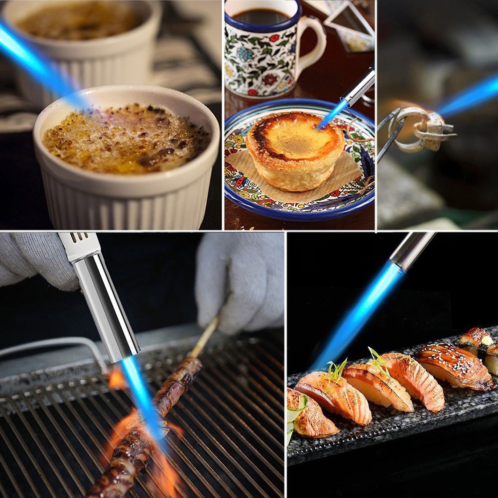 1300° Gas Torch Flame Gun Blowtorch Cooking Soldering