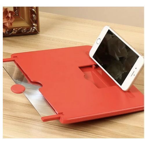 Clear Phone Screen Magnifier (RED)