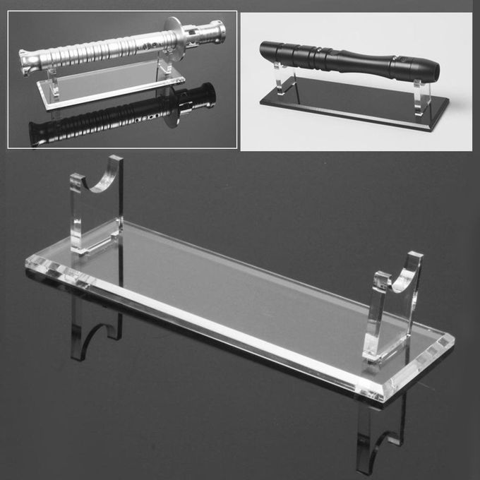 Single Detachable Transparent Acrylic Collectible  Stand Clear
