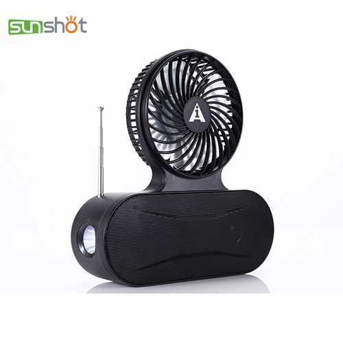 Multi-function Bluetooth Speaker Fan Light Solar Charging