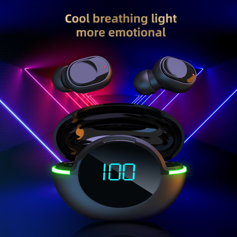 Bluetooth Earphone Fingerprint Touch Headset In-Ear Earbud