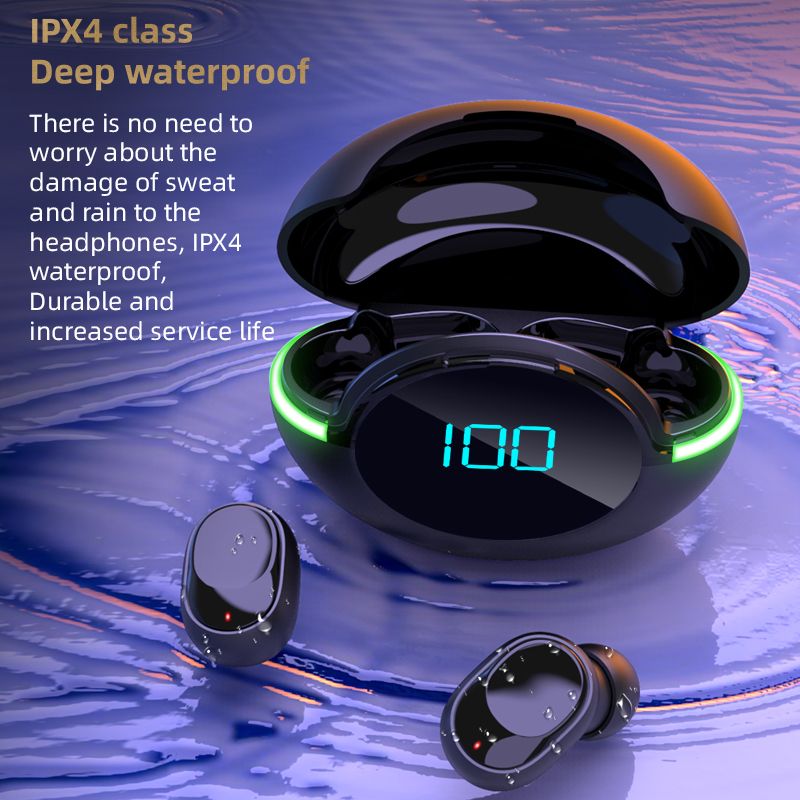 Bluetooth Earphone Fingerprint Touch Headset In-Ear Earbud