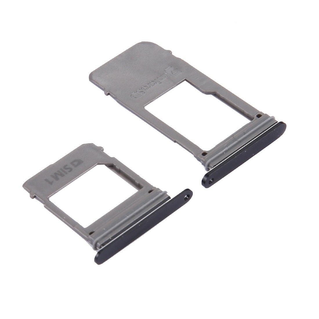IPartsBuy For Samsung Galaxy A5 (2017) / A520 & A7 (2017) / A720 SIM Card Tray + Micro SD Card Tray(Black)