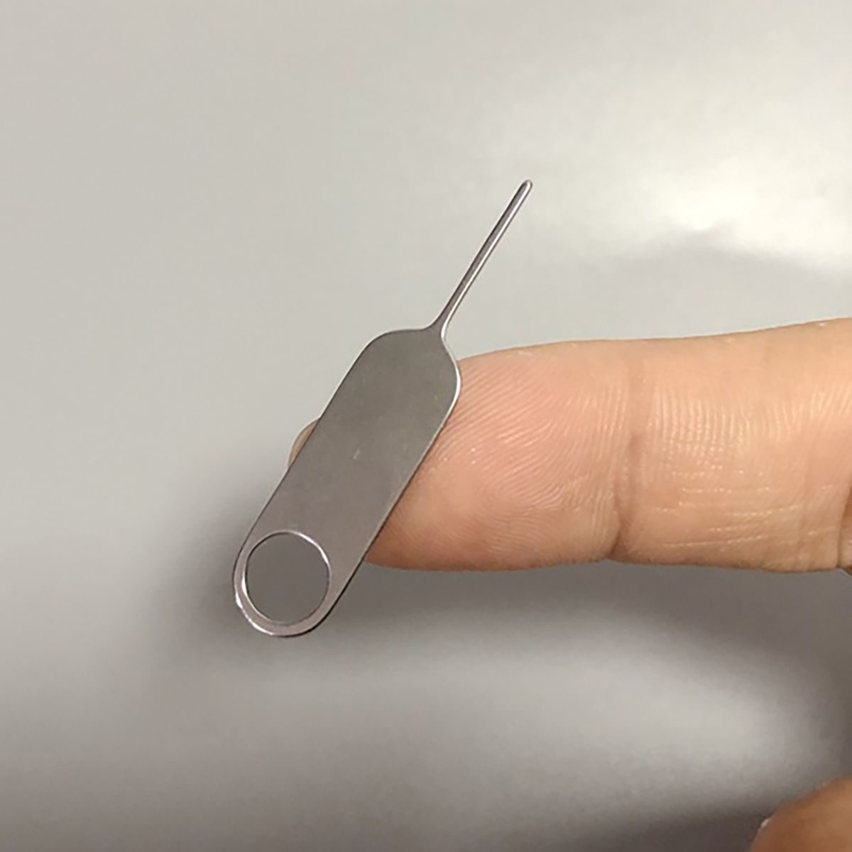 5Pcs Card Pin Burr-free Not Easy To Deform Compact Size SIM Card Tray Ejector Needle For Cellphone-Sliver White