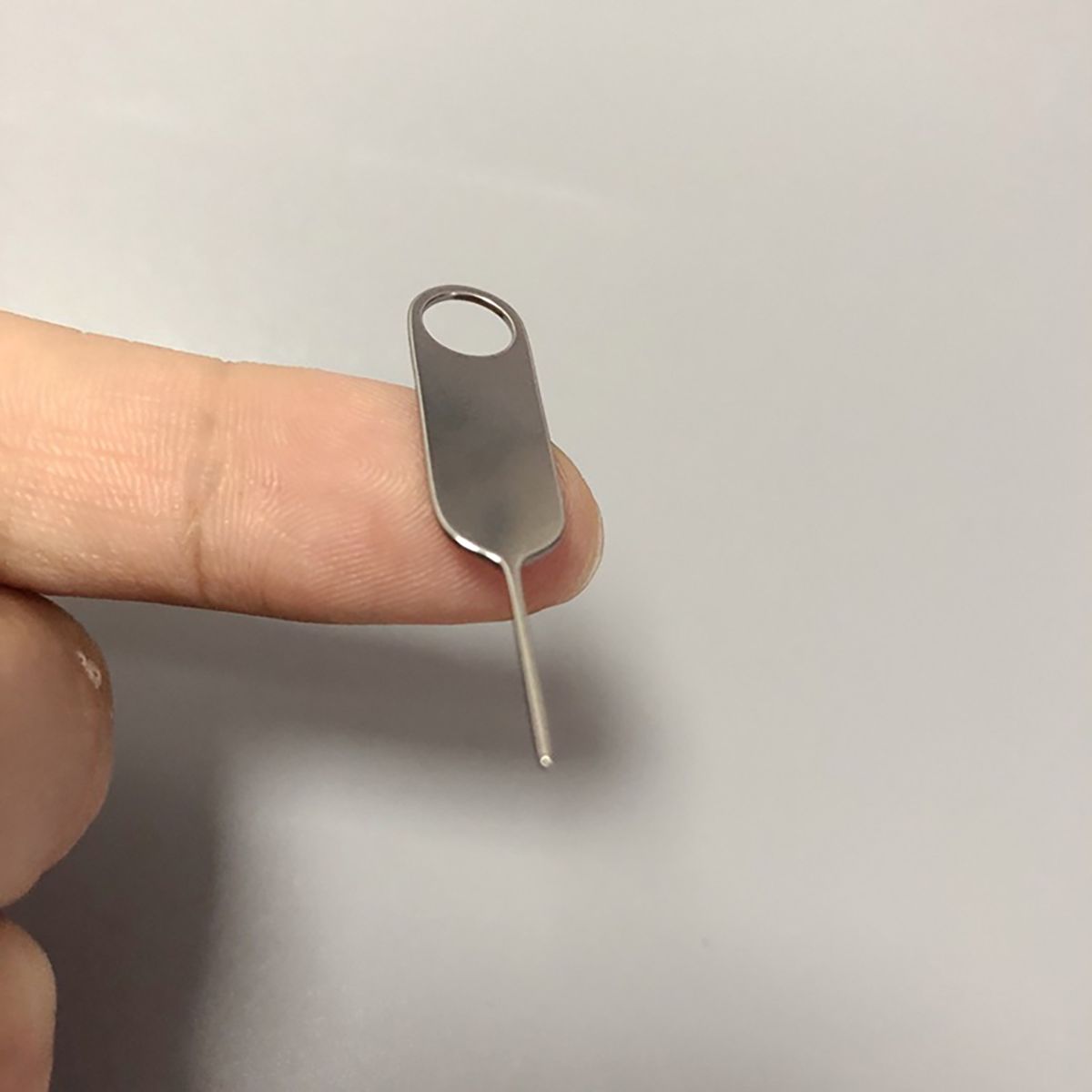 5Pcs Card Pin Burr-free Not Easy To Deform Compact Size SIM Card Tray Ejector Needle For Cellphone-Sliver White