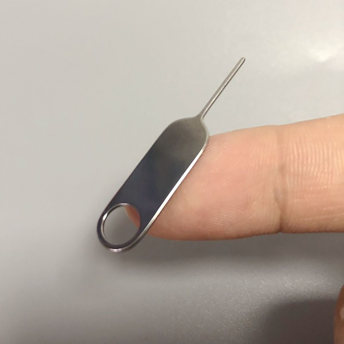 5Pcs Card Pin Burr-free Not Easy To Deform Compact Size SIM Card Tray Ejector Needle For Cellphone-Sliver White