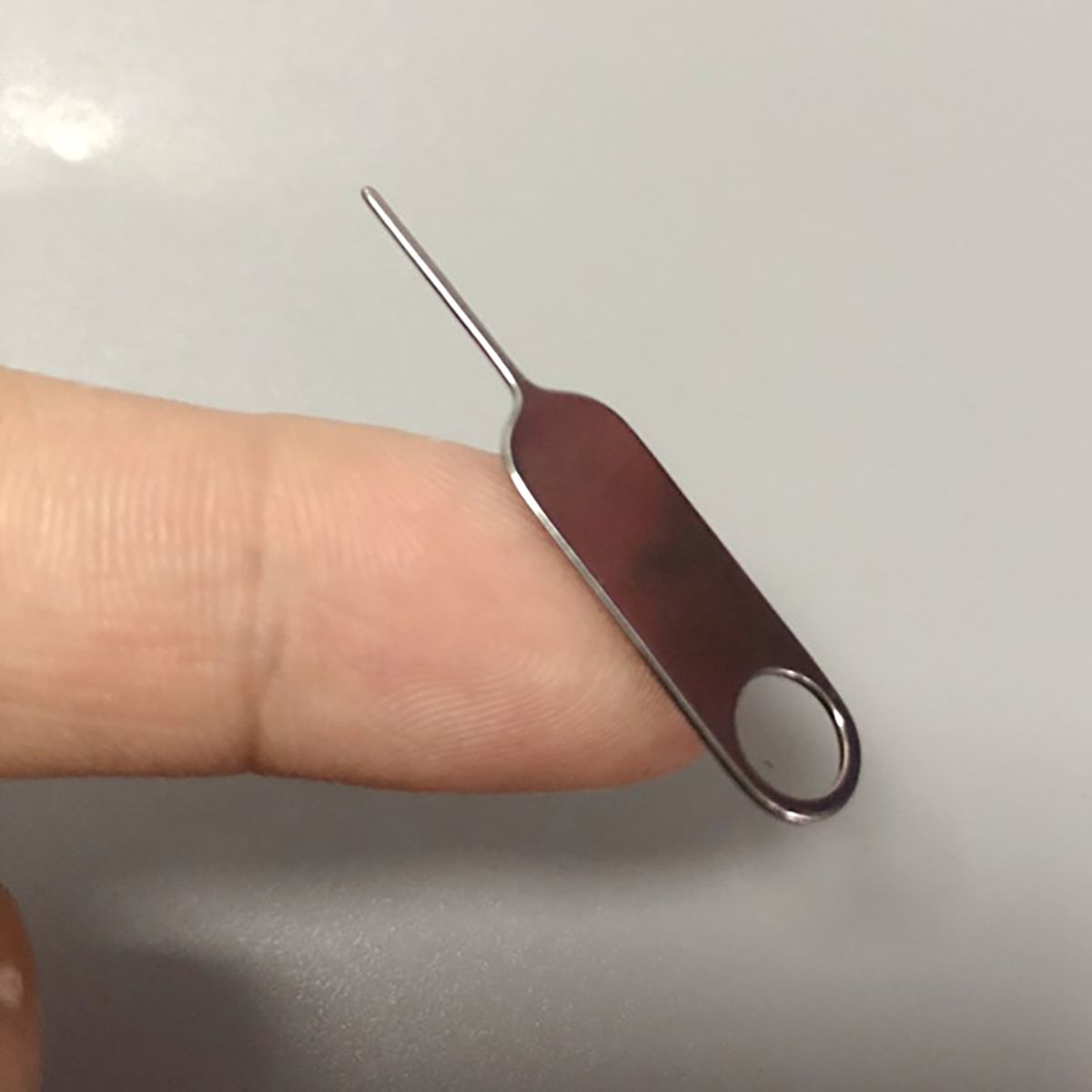 5Pcs Card Pin Burr-free Not Easy To Deform Compact Size SIM Card Tray Ejector Needle For Cellphone-Sliver White