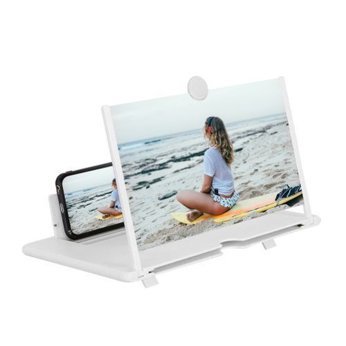 14-inch Mobile Phone Screen Magnifier Pull-out Creative Stretch 3d Mobile Phone Magnifying Glass Bracket Amplifier