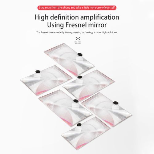 14-inch Mobile Phone Screen Magnifier Pull-out Creative Stretch 3d Mobile Phone Magnifying Glass Bracket Amplifier
