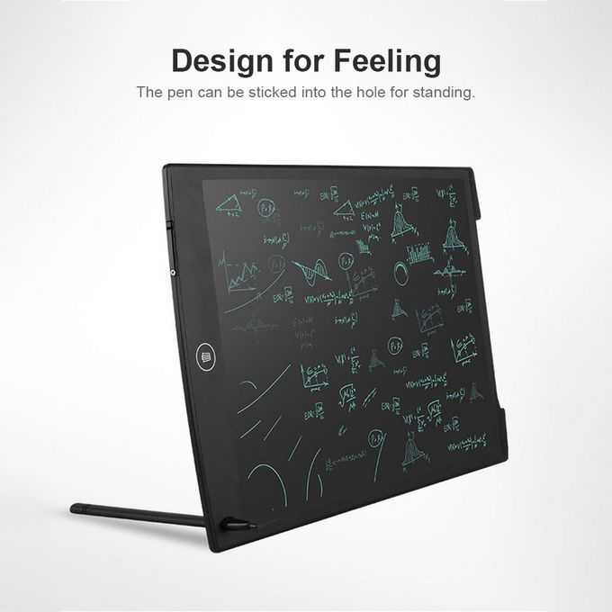 12 Inch Lcd Writing Tablet Portable Reusable - Black