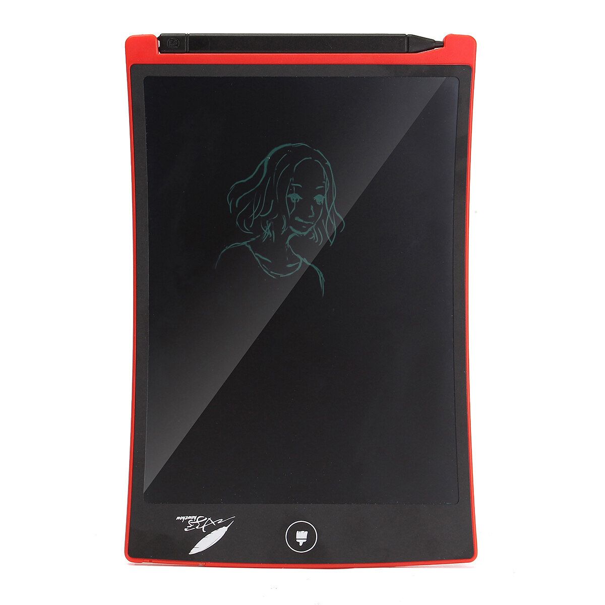 8.5 Inch 8.5" Howshow E-note LCD Writing Tablet Writer Graffiti Board Handwriting Notepad Gift Office Family School Drawing Child Kids Children Parenting Toys WordPad Black Red (red)