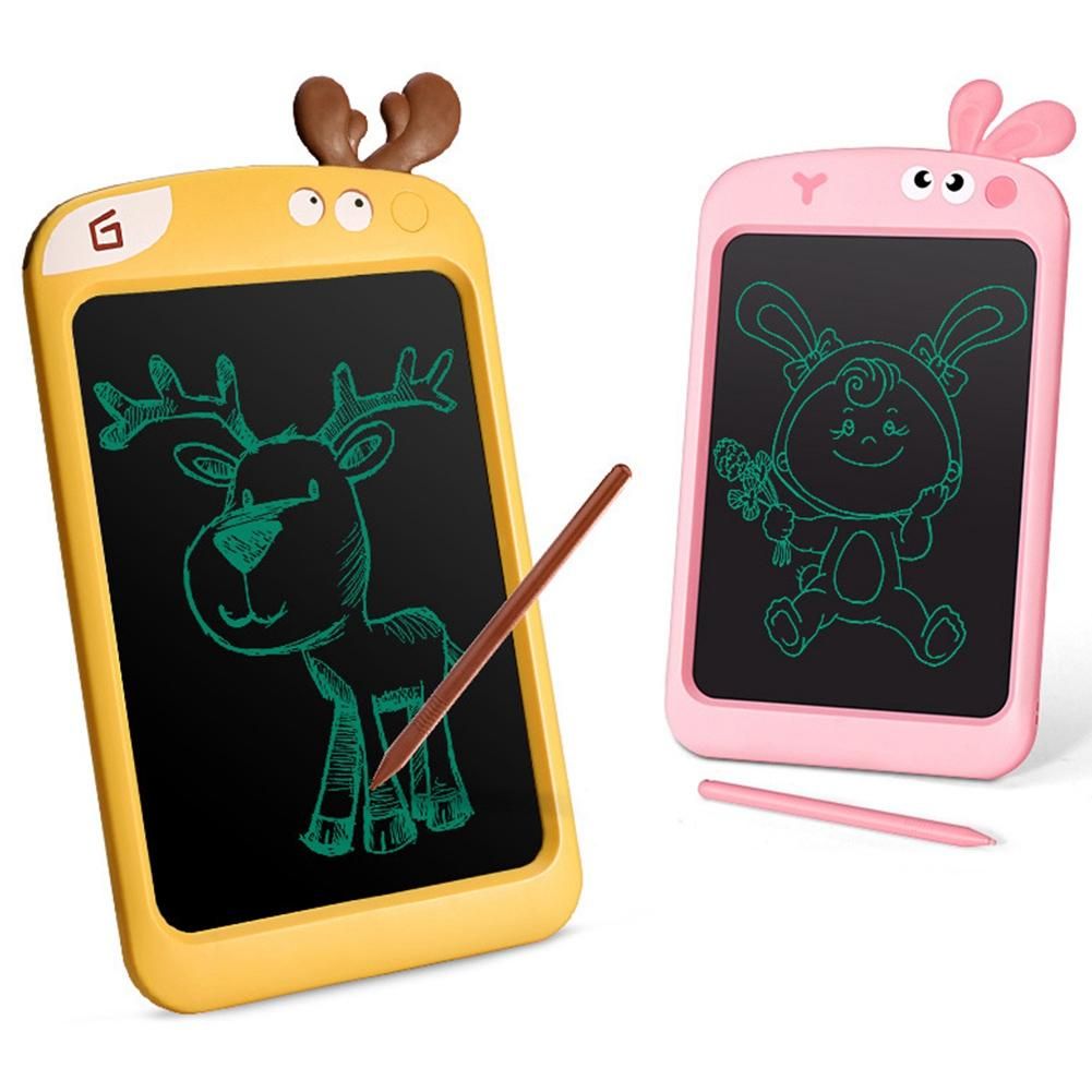 Children's Drawing Board, 8.5-Inch LCD Writing Board, Cute Cartoon Drawing, Graffiti Board Pad, Color Screen, Rabbit