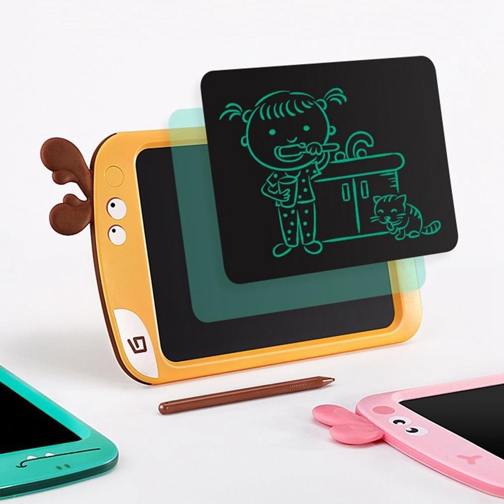 Children's Drawing Board, 8.5-Inch LCD Writing Board, Cute Cartoon Drawing, Graffiti Board Pad, Color Screen, Rabbit