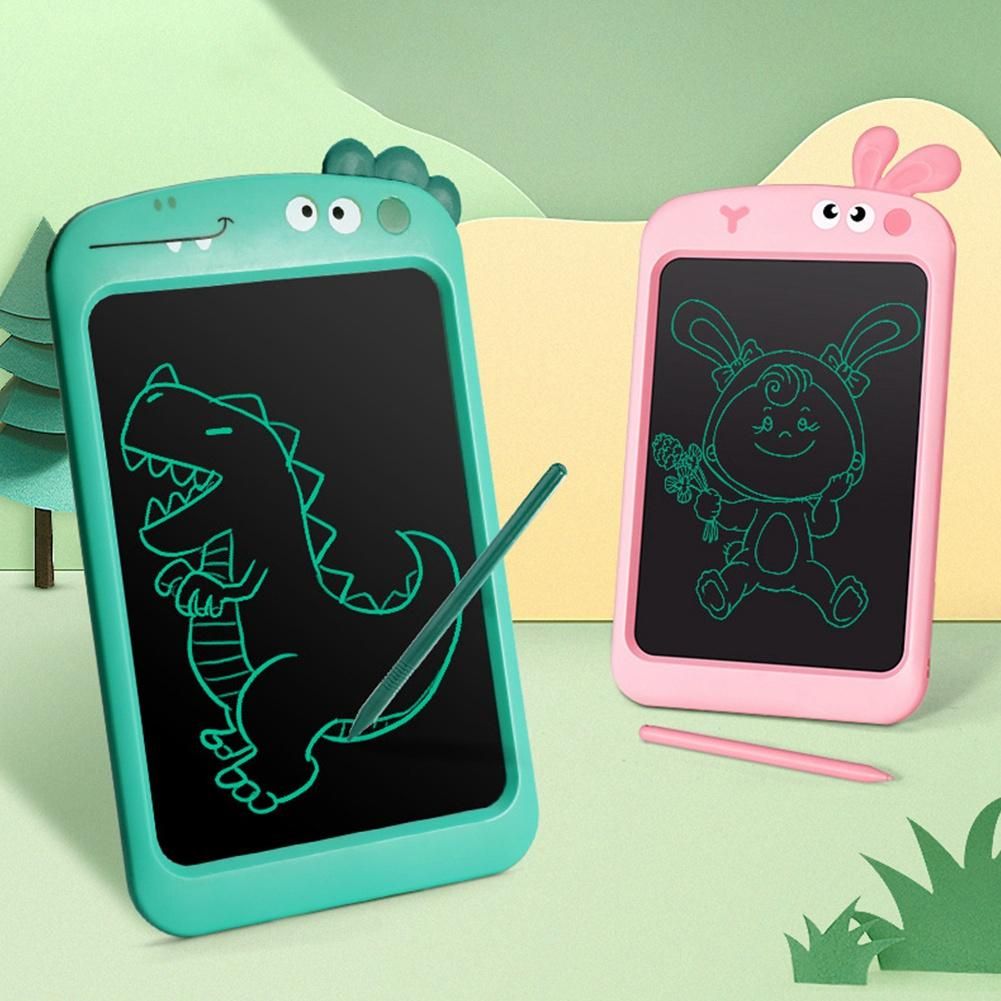 Children's Drawing Board, 8.5-Inch LCD Writing Board, Cute Cartoon Drawing, Graffiti Board Pad, Color Screen, Rabbit