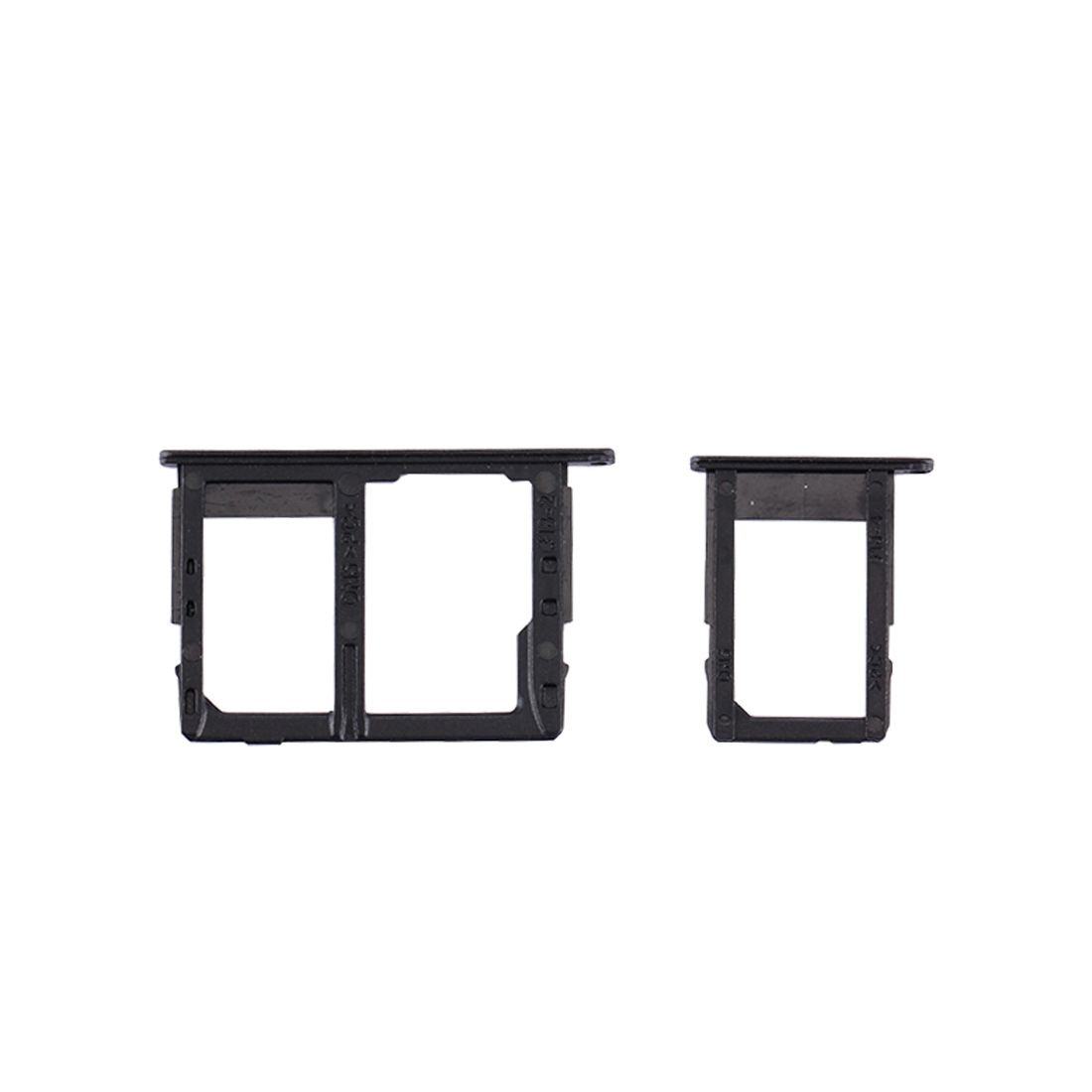 IPartsBuy For Samsung Galaxy J5 Prime / G570 & J7 Prime / G610 SIM Card Tray + Micro SD & SIM Card Tray(Black)