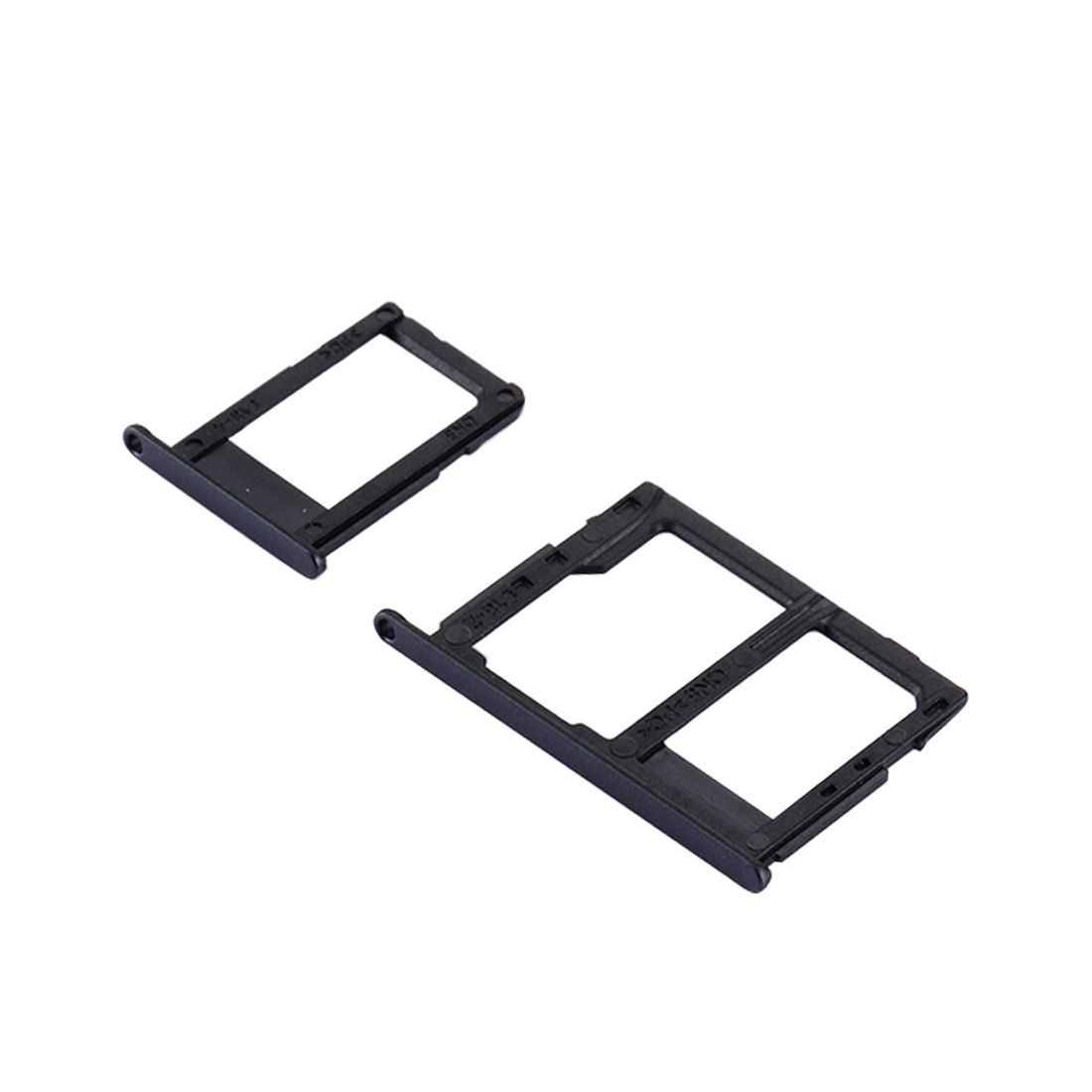 IPartsBuy For Samsung Galaxy J5 Prime / G570 & J7 Prime / G610 SIM Card Tray + Micro SD & SIM Card Tray(Black)