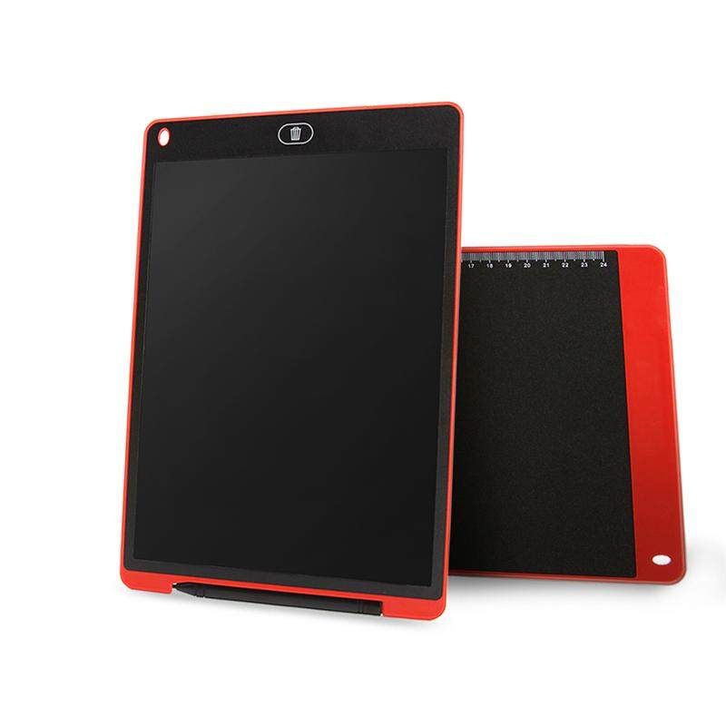 12'' Digital LCD Writing Drawing Tablet Board Pad Kids Notepad Writer Red (red)
