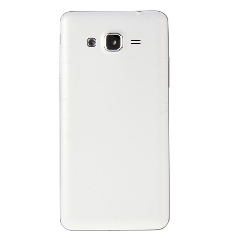 IPartsBuy For Samsung Galaxy Grand Prime / G530 (Dual SIM Card Version) Full Housing Cover (Front Housing LCD Frame Bezel Plate + Middle Frame Bazel + Battery Back Cover) + Home Button(White)