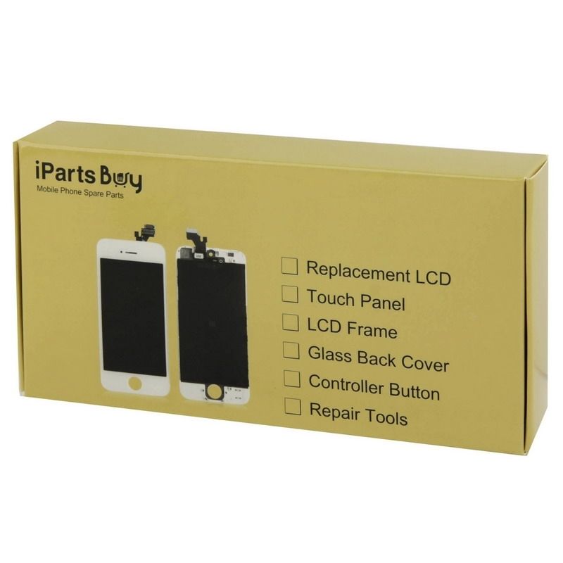 IPartsBuy For Samsung Galaxy Grand Prime / G530 (Dual SIM Card Version) Full Housing Cover (Front Housing LCD Frame Bezel Plate + Middle Frame Bazel + Battery Back Cover) + Home Button(White)