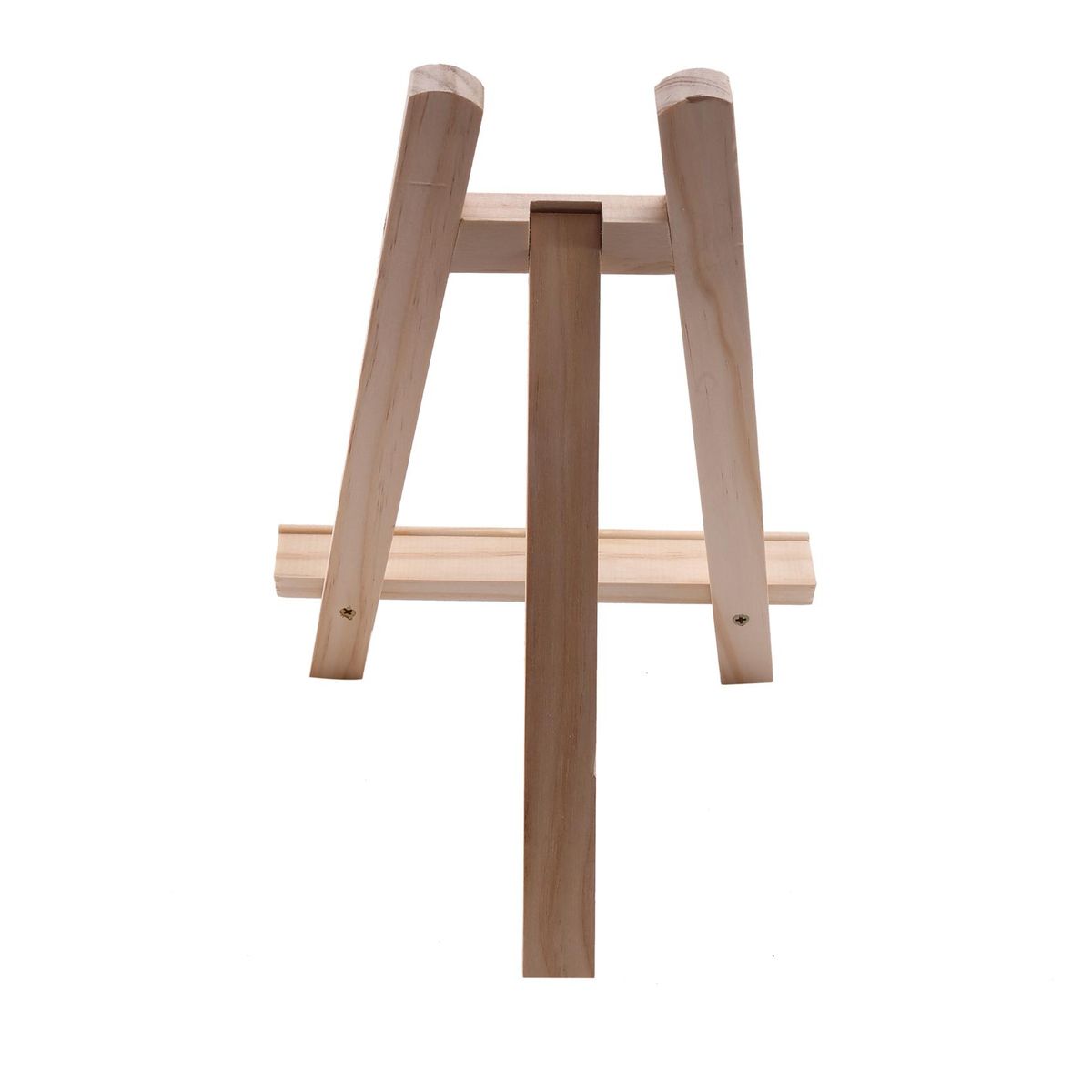 Natural Wood Mini Easel Frame Tripod Display Holder