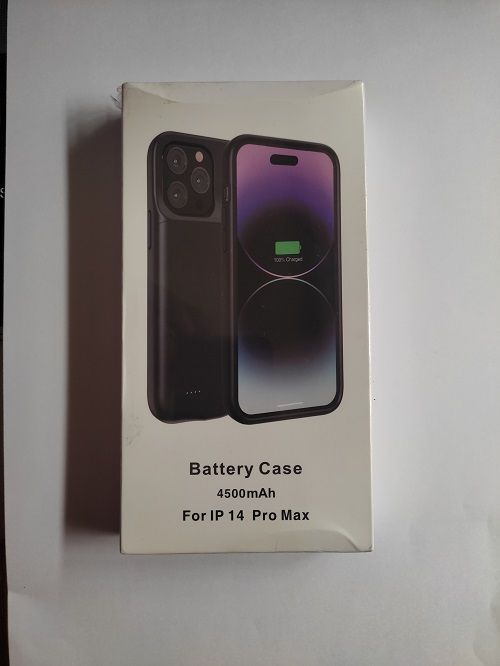 Battery Case 4500mAh For IP 14 Pro Max - Black