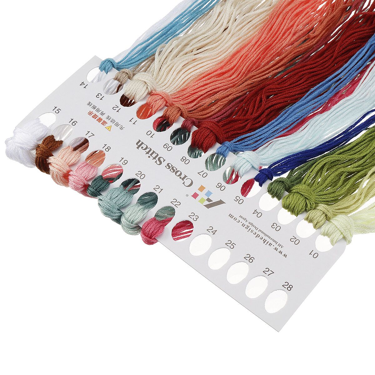 DIY Embroidery Starter Kit Flower Pattern Cross Stitch Needlework Without Hoop Pattern 3