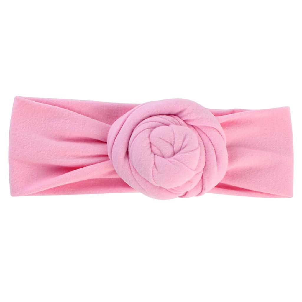 Girl Baby Toddler Knot Headband Hair Band Accessories Pink