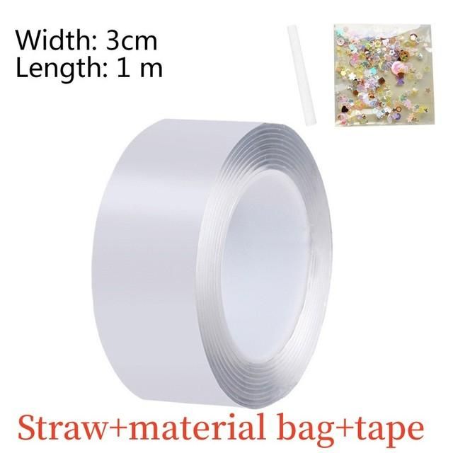 Nano Bubble Tape Super Strong Double Sided Tape Multipurpose Blowable Tape