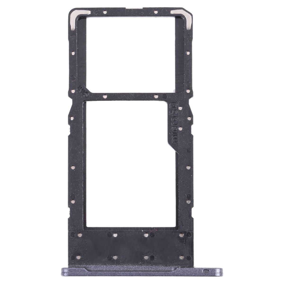 SIM Card Tray + Micro SD Card Tray For Samsung Galaxy Tab A7 Lite SM-T225 (Black)