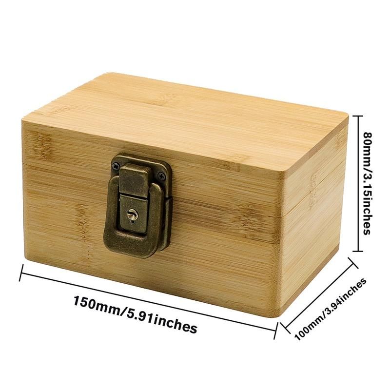 Wooden Rolling Tray Set Reusable Eco Friendly Bamboo Wooden