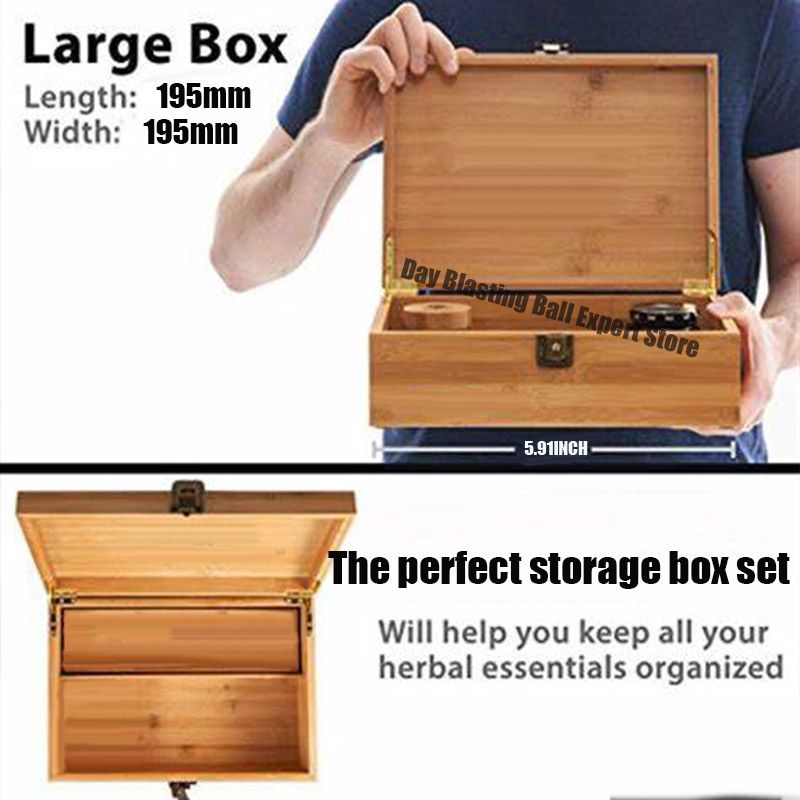 Wooden Rolling Tray Set Reusable Eco Friendly Bamboo Wooden