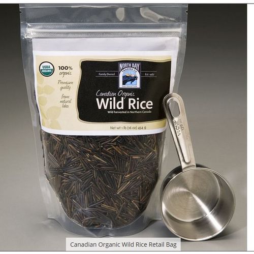 Organic Wild Rice 454g 16 Oz Canadian