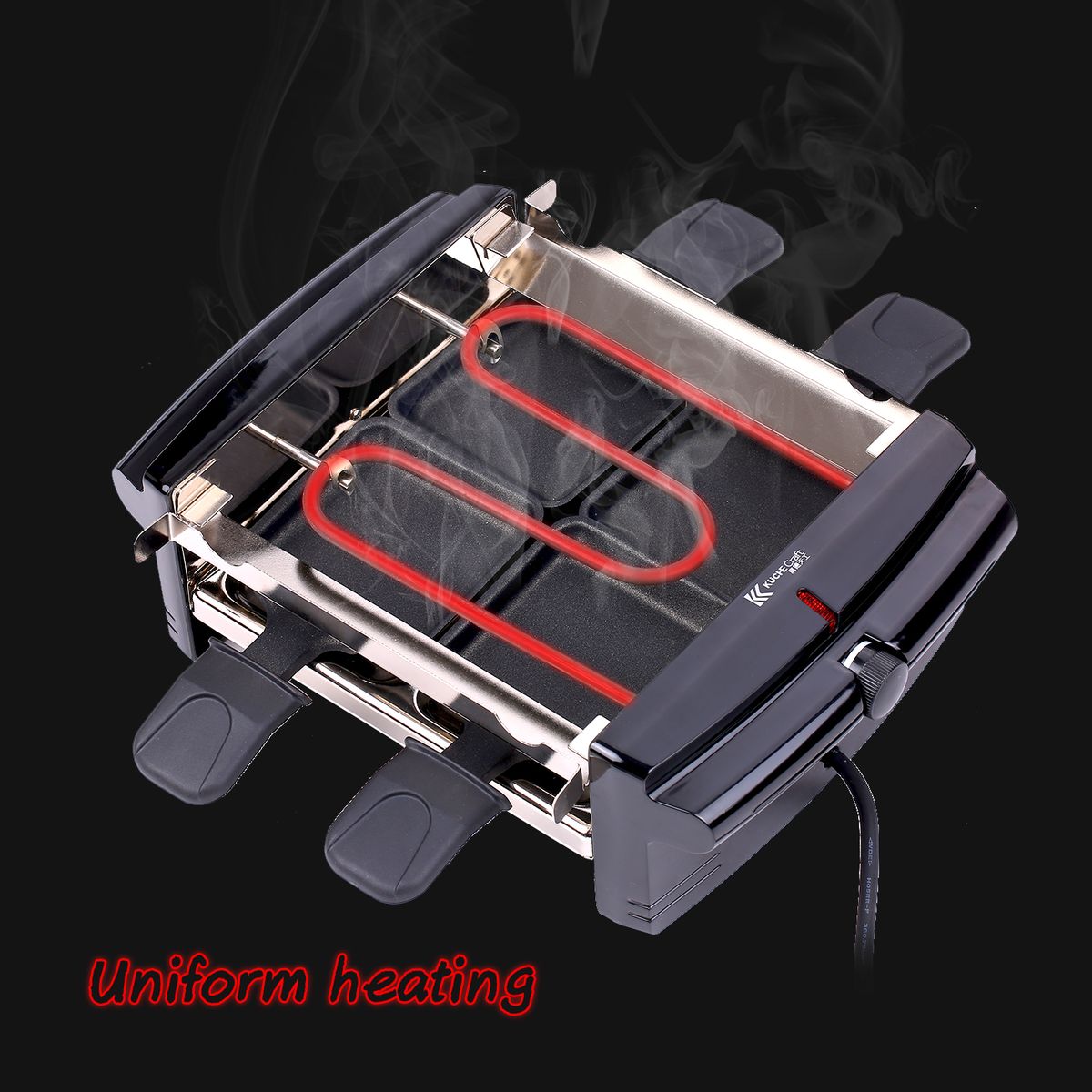 Electric Smokeless BBQ Grill Mini Reversible Griddle