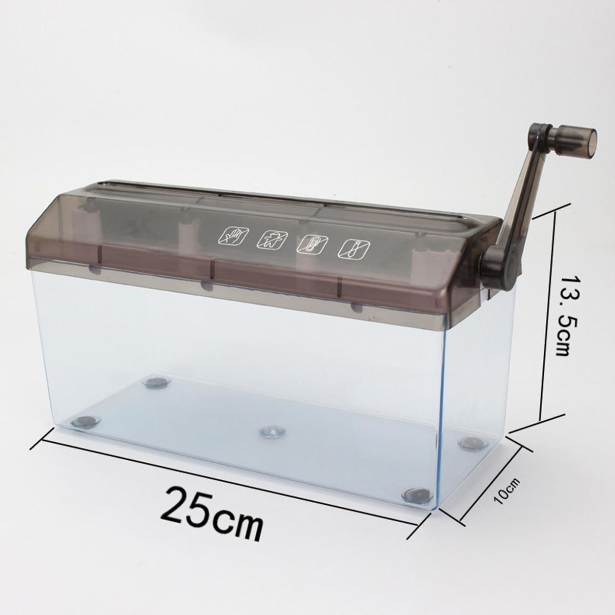 Mini A4 File Hand Shredder Strip Cut Shredder Paper  Manual