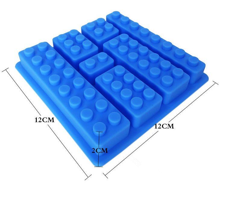 1PCS Silicon Cake Moulds Building Bricks Lego Robot