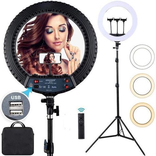 18 Inch Ring Light LED - Ring Light Stand (EXTRA LARGE 48CM)