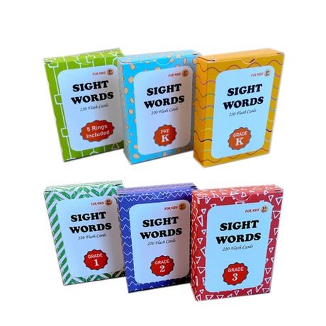 SIGHT WORDS FOR READING FLASHCARDS