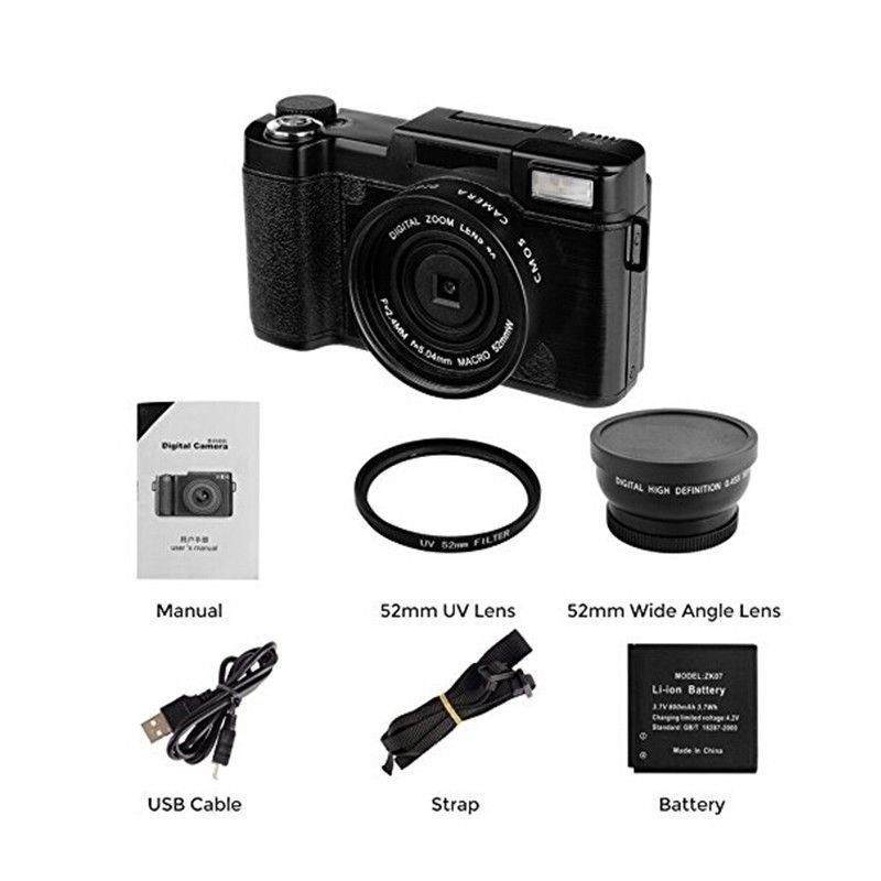 Professional Full HD 1080P G36 Digital Selfie Camera Video Camcorder Camera RELAXING