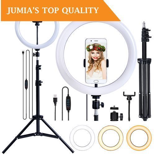 Ring Light & Tripod Stand For Live Stream/Makeup & YouTube