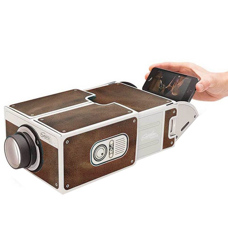 Cardboard Smartphone Projector 2.0 / DIY Mobile Phone Projector Portable Cinema